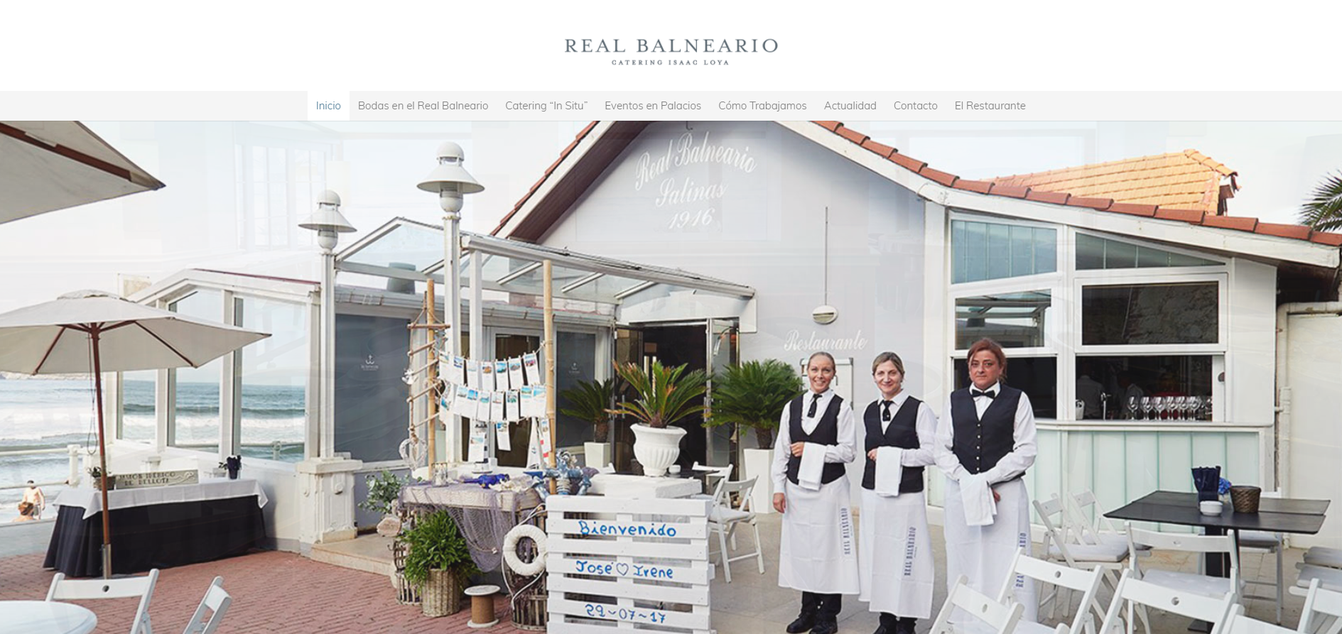 El Catering del Real Balneario estrena nueva página web